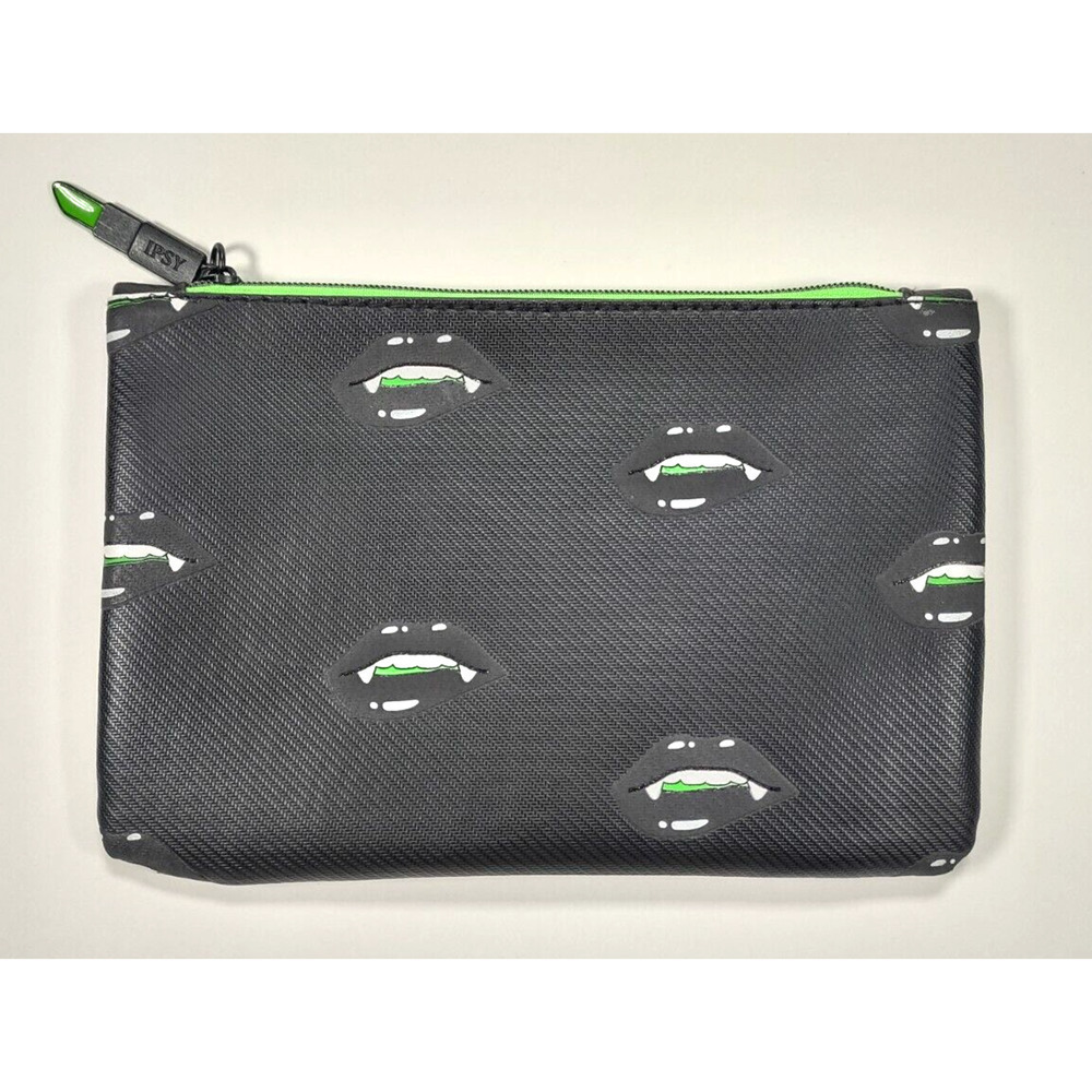 IPSY October 2021 Glam Bag Travel Size Black And Green Halloween Vamp (Bag Only)